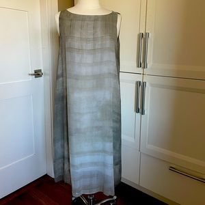 Eileen Fisher silk midi dress M